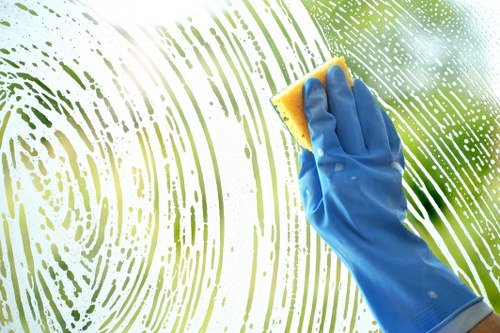 Professional end of tenancy cleaning in a living room
