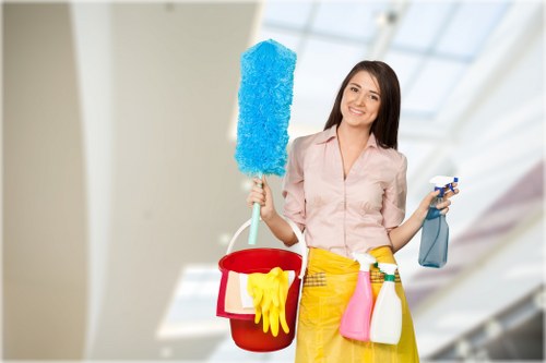 Clean living room furniture after upholstery cleaning service