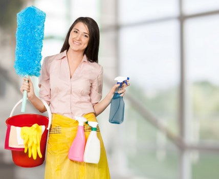 Regular cleaning improving comfort in a bright living space