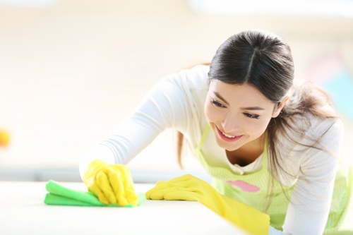 Deep mattress cleaning service in progress