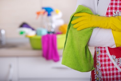 Move out cleaning in a living room with dust-free surfaces