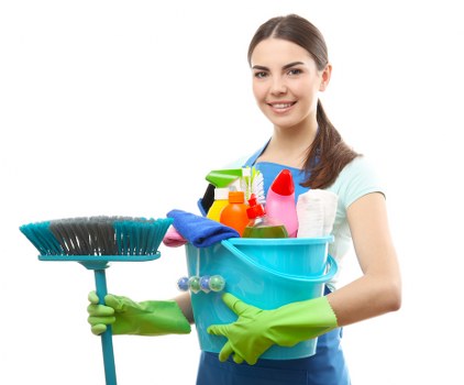 Deep carpet cleaning equipment in an Earls Court apartment