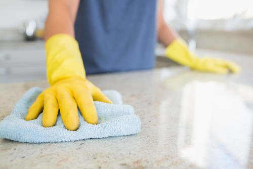 Detailed after builders cleaning of windows and surfaces